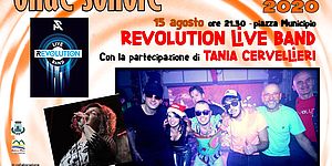 Locandina 15 agosto Revolution Live Band